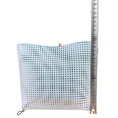 Kunststoff Gitterstoff Stricken, 1 Set, Stickerei, Eimertasche, Hilfs-Stricken, Nähen, Weben, Kunststoff-Netzblatt for DIY-Zubehör, handgefertigt, einfacher Strickhelfer(White S) von SDIUAKBV