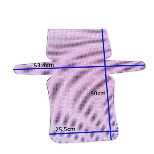 Kunststoff Gitterstoff Stricken Weben Kunststoff Mesh Blatt DIY Tasche Zubehör Helfer(L) von SDIUAKBV