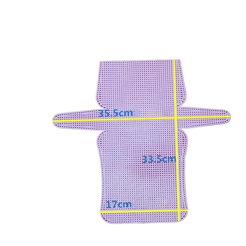 Kunststoff Gitterstoff Stricken Weben Kunststoff Mesh Blatt DIY Tasche Zubehör Helfer(S) von SDIUAKBV