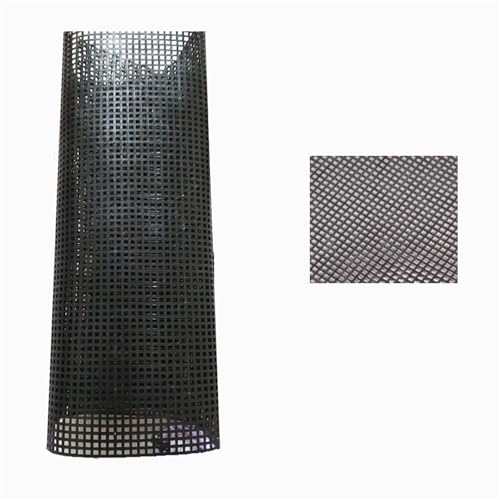 Kunststoff Gitterstoff Zubehör Kunststoff-Netztuch For Taschenteppiche, Fadenhaken, Bastelbedarf, DIY-Handarbeit, Knüpfhaken, Taschen Aus Kunststoff, Gitterhaken, Bastelzubehör(Black-Small Grid) von SDIUAKBV