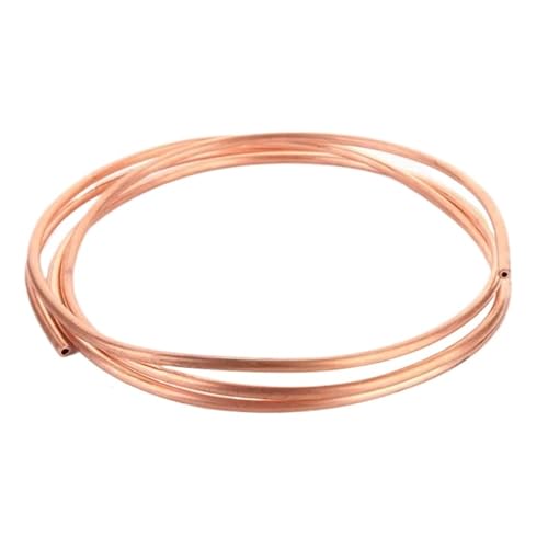 Kupferdraht Rohr 1-10 Meter weiche Kupferrohrspule OD 2/3/4/5/6mm Kupferdrahtrohr Klimaanlage Kühlung DIY Handwerk(Length 10 Meter,6mm x 1mm) von SDIUAKBV