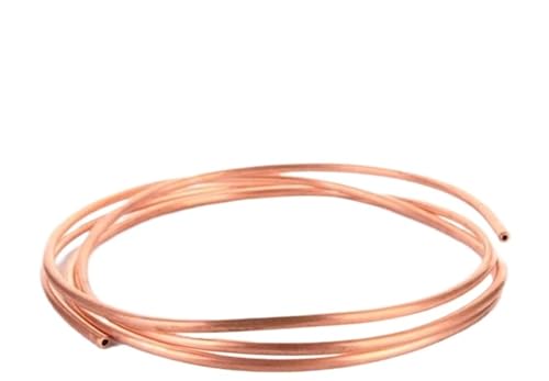 Kupferdraht Rohr 1-10M Weiche Kupferrohrspule T2 Kupferdrahtrohr Klimaanlage Kühlung DIY OD 1.8/2/3/4/5/6/8(8Meters,2x0.5mm) von SDIUAKBV