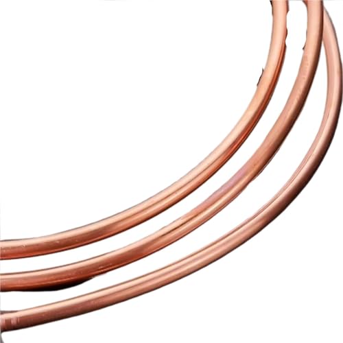 Kupferdraht Rohr 1-3,0 M Weiche Kupfer Rohr Spule OD 1.8/2/2.5/3/4/5/6/6.35/8/9/10/12mm Draht Klimaanlage Kühlung DIY Handwerk(3.0 Meter,OD6mm x ID4.8mm) von SDIUAKBV