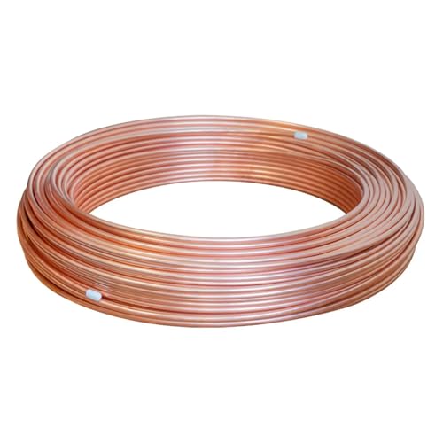 Kupferdraht Rohr 1 Meter T2 Kupfer-Weichrohrspule, Außendurchmesser,8–12 mm, Innendurchmesser 0,6–10,4, Kupferdrahtrohr, Klimaanlagenkühlung, DIY-Handwerk(12x2mm) von SDIUAKBV