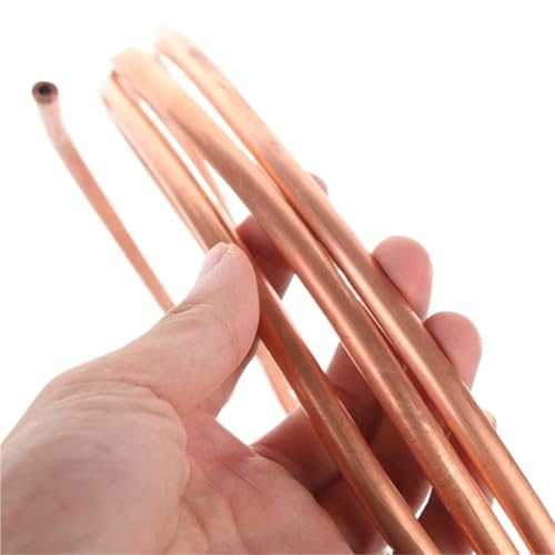Kupferdraht Rohr Kupferrohrspule, Kapillarrohr for Klimaanlagen, Kühlung, Heimwerkerarbeiten, reine Kupferdrahtrohre, Außendurchmesser 1,8 mm – 10, Dicke 0,5(3.0Meters,6.35x0.7mm) von SDIUAKBV
