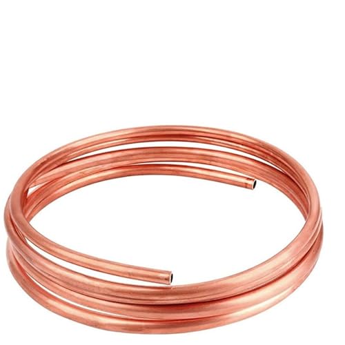 Kupferdraht Rohr Weiche Kupferrohrspule, 1 Stück, langlebig, Meter, T2, Außendurchmesser 2–12 mm, Innendurchmesser 1–10, Drahtrohr, Klimaanlagenkühlung(4x3.0mm) von SDIUAKBV