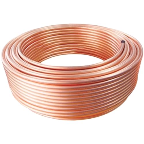 Kupferdraht Rohr Weiche Kupferrohrspule 1-5 Meter OD Kupferdrahtrohr Klimaanlage Kühlung(Length 5 Meter,10x1.5mm) von SDIUAKBV
