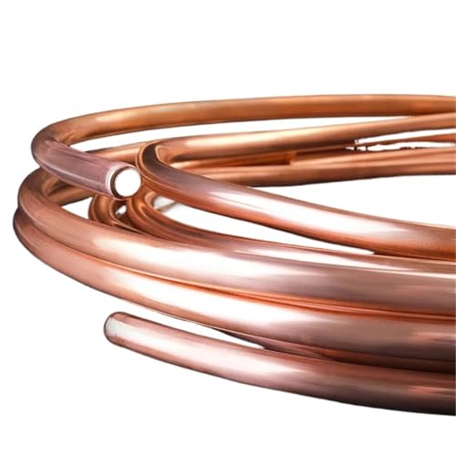 Kupferdraht Rohr Weiches Spulenrohr 1M-5M 2/3/4/6/8/10/12 OD 1,6-28mm T2 Rotkupferrohr Klimaanlage Kältetechnik Kapillardrahtrohre(5 Meter,12.7 x 11.5mm) von SDIUAKBV