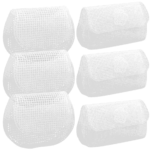 SDIUAKBV Kunststoff Gitterstoff Handwerk 6 Pcs Brieftasche Tasche DIY Kunststoff Mesh Leinwand Blatt Frauen Geldbörsen Machen von SDIUAKBV