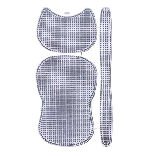 SDIUAKBV Kunststoff Gitterstoff Werkzeuge Unterarmtasche Mesh Strickfutter Weben Kunststoff Blatt Zubehör Samt DIY Trim(Color 3) von SDIUAKBV