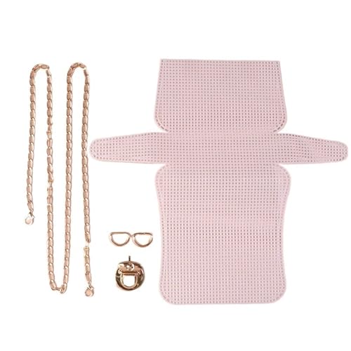 SDIUAKBV Kunststoff Gitterstoff Zubehör Hilfsweben Kunststoffnetz-Kit Kunststoffgitter Webhelfer Handtasche Schultertasche Netzabdeckung DIY Taschenzubehör(Grey 1) von SDIUAKBV