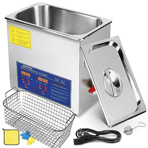 6L Ultrasonic Cleaner Ultraschallreinigungsgerät Ultraschallgerät Reinigungsgeräte Ultraschallreiniger Reinigung mit Heizung Digital Timer von SDKEHUI