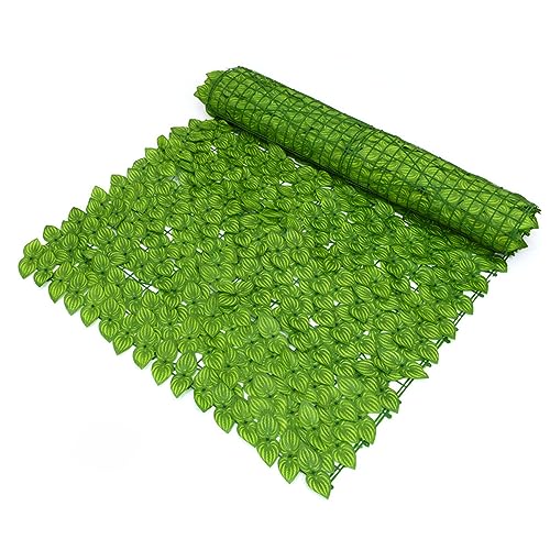 SDKFJ Sichtschutzzaun aus künstlichem Efeu Sichtschutz für den Garten Künstlicher Heckenzaun Wandpaneel Weinblattdekoration Anpassbar(Color:03,Size:1.5x2m) von SDKFJ