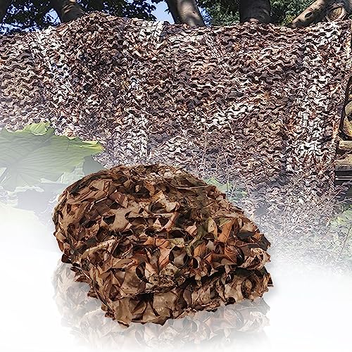 SDKFJ Tarnnetz, Tarnnetz 210D, Sonnenschutz-Tarnplane, Autoabdeckung für Farmfabriken, Tarnnetz, Jagd-Blindnetze für die Armee(Color:02,Size:2 * 6m/6.6 * 20ft) von SDKFJ
