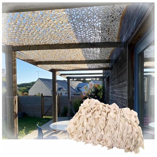 SDKFJ Tarnnetz, Tarnnetz 210D, Sonnenschutz-Tarnplane, Autoabdeckung für Farmfabriken, Tarnnetz, Jagd-Blindnetze für die Armee(Color:06,Size:2 * 6m/6.6 * 20ft) von SDKFJ