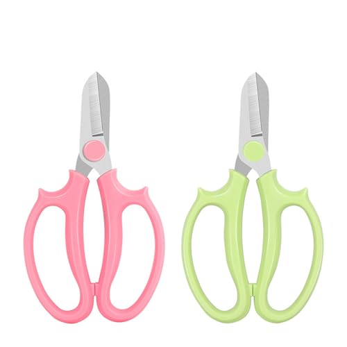 SDKZBFC 2 PCS Gartenschere, Gartenschere Schere mit Comfort Grip Griff Professionelle Blumenschere aus rostfreiem Stahl Perfekt für Blumen SDKZBFC 2 PCS Gartenschere, Gartenschere Schere mit Comfort Grip Griff Professionelle Blumenschere aus rostfreiem Stahl Perfekt für Blumen von SDKZBFC