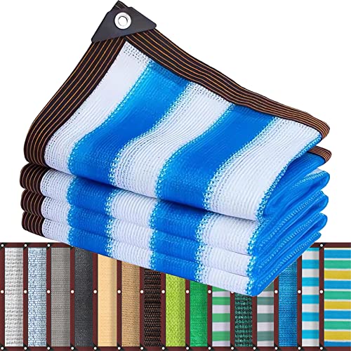 SDLLG Outdoor Schattiernetz mit Ösen Sonnensegel 90% Schattenrate aus HDPE Blau-B 1.5x2m Schattennetz UV-Schutznetz Luftdurchlässig Kühlend Balkon Garten netze für Outdoor Park & Auto SDLLG Outdoor Schattiernetz mit Ösen Sonnensegel 90% Schattenrate aus HDPE Blau-B 1.5x2m Schattennetz UV-Schutznetz Luftdurchlässig Kühlend Balkon Garten netze für Outdoor Park & Auto von SDLLG