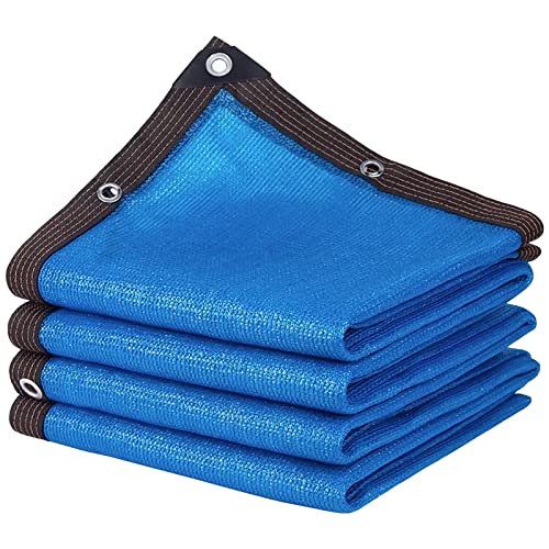 SDLLG Sonnensegel mit Ösen Schattiernetz 90% UV-Beständiges aus HDPE Blau-A 2x2m Schattennetz UV-Schutznetz Leicht und Haltbarkeit Anpassbare für Restaurant im Freien, Outdoor-Markt von SDLLG