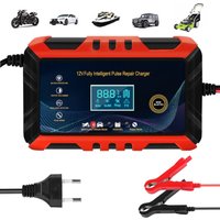 6A 12V Intelligentes Batterieladegerät, Ultrixe Multi-Schutz Motorrad Batterieladegerät, Intelligenter LCD-Bildschirm, für Auto LKW Motorrad 6A 12V Intelligentes Batterieladegerät, Ultrixe Multi-Schutz Motorrad Batterieladegerät, Intelligenter LCD-Bildschirm, für Auto LKW Motorrad von SDLOGAL