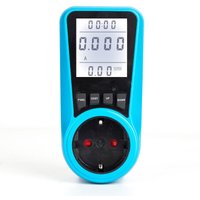 Sdlogal - Wattmeter Steckdose Energiezähler Energiemonitor mit hintergrundbeleuchtetem LCD-Display, Steckdose mit Digitalanzeige -Blau - Blau Sdlogal - Wattmeter Steckdose Energiezähler Energiemonitor mit hintergrundbeleuchtetem LCD-Display, Steckdose mit Digitalanzeige -Blau - Blau von SDLOGAL