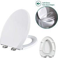 Sdlogal - WC-Sitz Starck WC-Sitze für Erwachsene, Universal Toilettendeckel für Badezimmer Toilettensitz, Quick Release für einfache Montage, 45 x von SDLOGAL