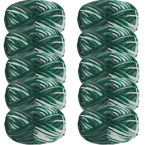 37 Farben Wolle Zum Häkeln,Wolle Zum Stricken,Häkelwolle Baumwolle,50 gx1/2/4/6/8/10 Pastellfarben Häkelgarn,Acrylwolle für anfänger,Baumwolle ideal zum Häkeln,Zum Stricken,Häkeln Kunsthandwerk (Colo von SDNAM