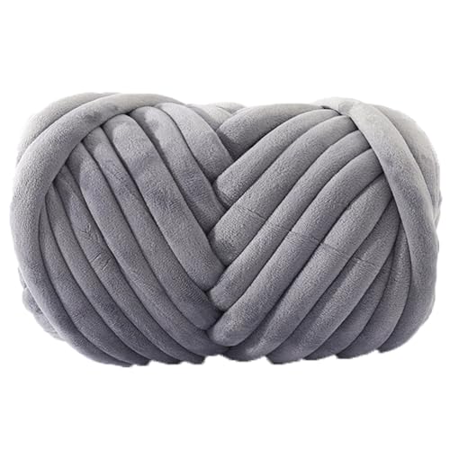 Bulky ArmStricken Wolle Roving,Supre Large Handstricken Häkeln Samt Yarn,250g Grobe Isländische Wolle Core Yarn Garn,Soft Weiches Wollgarn Für DIY Haustier Bett Sofa Decke (Color : 1#, Size : 5 roll von SDNAM