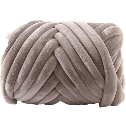 Bulky ArmStricken Wolle Roving,Supre Large Handstricken Häkeln Samt Yarn,250g Grobe Isländische Wolle Core Yarn Garn,Soft Weiches Wollgarn Für DIY Haustier Bett Sofa Decke (Color : 2#, Size : 1 roll von SDNAM