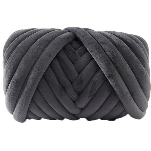 Bulky ArmStricken Wolle Roving,Supre Large Handstricken Häkeln Samt Yarn,250g Grobe Isländische Wolle Core Yarn Garn,Soft Weiches Wollgarn Für DIY Haustier Bett Sofa Decke (Color : 5#, Size : 2 roll von SDNAM