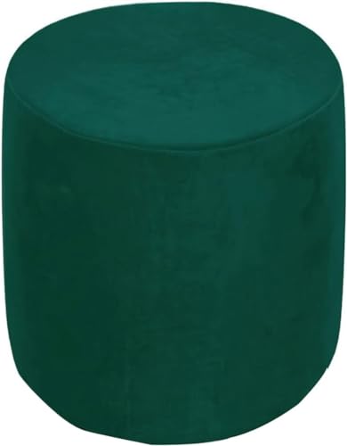 SDNAM Ottomane Schonbezug Rund 40/45/50cm Hockerbezug Hockerbezug Stretch Ottomane Abdeckung Ottoman Cover Hocker Hussen für Fußhocker Hocker Protector Hockerabdeckung(#28,W40xH35cm) von SDNAM