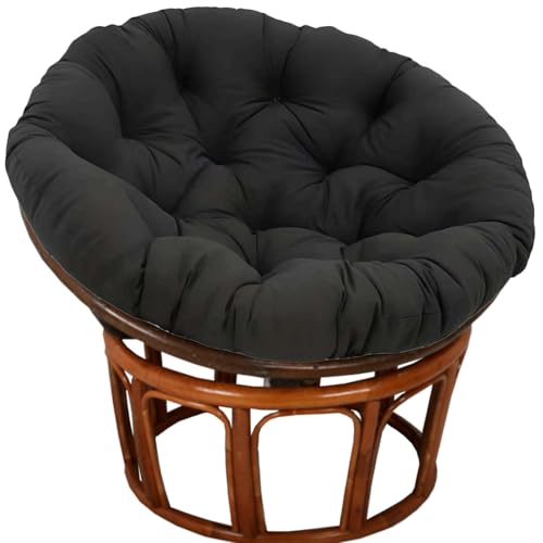 SDNAM Outdoor Wasserdicht Runden Kissen für Hängesessel/Schaukelstuhl - Verdickung Polyester+Baumwolle Sitzkissen, Gartenstuhl Polster & Bodenkissen(X14,160X160X10CM) von SDNAM