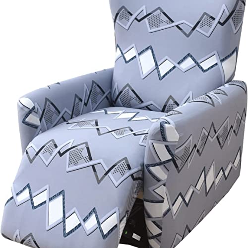 SDNAM Sesselschoner für Relaxsessel 4-Teilig Alleine Waschen mit Seitentasche,Sessel Bezug Separat Gereinigt Stretch Husse Relaxsessel Sesselbezug (Color : #10) von SDNAM