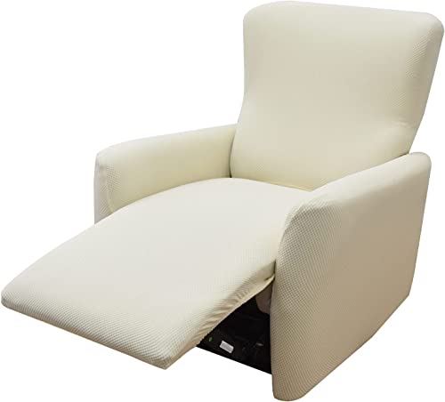 SDNAM Sesselschoner für Relaxsessel 4-Teilig Alleine Waschen mit Seitentasche,Sessel Bezug Separat Gereinigt Stretch Husse Relaxsessel Sesselbezug (Color : #11) von SDNAM