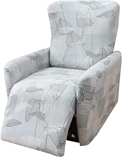 SDNAM Sesselschoner für Relaxsessel 4-Teilig Alleine Waschen mit Seitentasche,Fernsehsessel Bezug Separat Gereinigt Stretch Husse Relaxsessel Sesselbezug (Color : #17) von SDNAM
