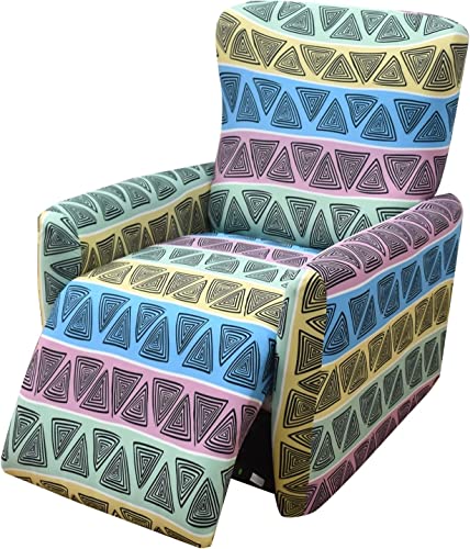 SDNAM Sesselschoner für Relaxsessel 4-Teilig Alleine Waschen mit Seitentasche,Fernsehsessel Bezug Separat Gereinigt Stretch Husse Relaxsessel Sesselbezug (Color : #24) von SDNAM