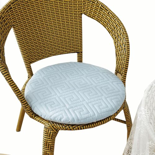 SDNAM Stuhlkissen, Sitzkissen Größe rund Durchmesser: 35/40/45/50cm, für Indoor und Outdoor aus Cotton Dicke Polsterung Stuhlauflage(Z1,45cm (17.7in)) von SDNAM