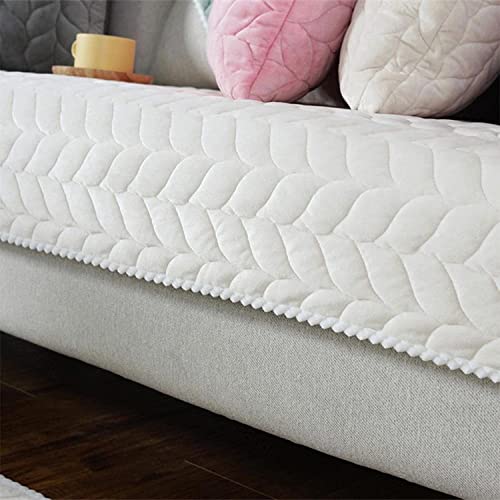 Samt Couchbezüg Sofabezüge Schonbezug Sofa Sofabezug Sofa Überzug 3/2/1/4 Sitzer Sofahusse Couch Bezug Sofa Überzug Hussen Stretch Sofa Abdeckung Sofaüberwurf Couchhusse (Color : 26#, Size : 110x180 von SDNAM