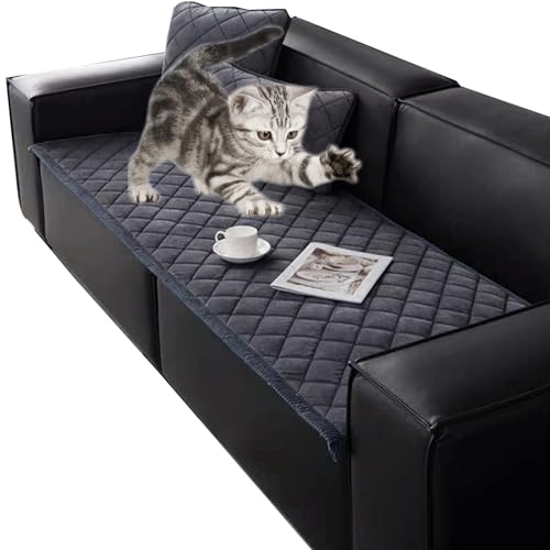 Samt Sofabezug Sofaschoner Antirutsch1 2 3 4 Sitzer, Form Sofaüberwurf rutschfest,Sofa Überzug Hundedecke Sofa Couch Überzug Couch Überzug Sofa Überwurf (Color : 5@, Size : 50x140cm) von SDNAM