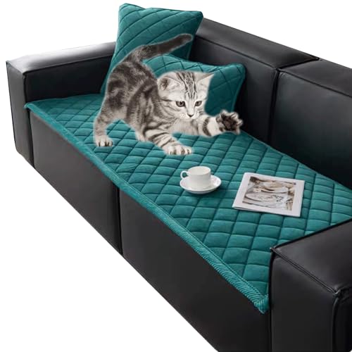 Samt Sofabezug Sofaschoner Antirutsch1 2 3 4 Sitzer, Form Sofaüberwurf rutschfest,Sofa Überzug Hundedecke Sofa Couch Überzug Couch Überzug Sofa Überwurf (Color : 9@, Size : 70x90cm) von SDNAM