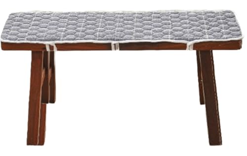 Sitzkissen, Bankauflage Bankkissen, Bequeme Waschbare Sitzauflage Sitzkissen Bank, Gartenbank Auflage Outdoor, Stuhlkissen Sitzpolster für Bürostuhl Schule Antirutsch(14F,100X25cm) von SDNAM