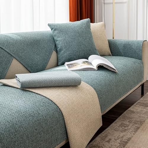 Sofaschutz Katze Hund Decke/Sofa Überzug/sofaschoner Couch Überwurf Hundedecke Ecksofa 1 2 3 4 Sitzer,l Form Sofabezug Sofaüberwurf (Color : #17, Size : 110x210cm1pc) von SDNAM