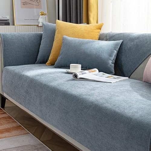 Sofabezüge 1 2 3 4 Sitzer Wasserdicht Sofabezug, L Form Sofaüberwurf,Ecksofa Pets Dog Couch Überzug Anti-Rutsch Sofa Überwurf (Color : #31, Size : 90x90cm1pc) von SDNAM