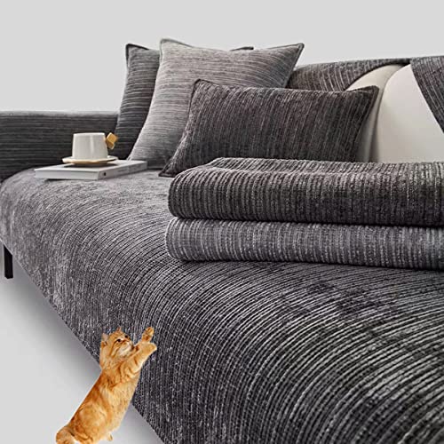 Sofabezüge 1 2 3 4 Sitzer Wasserdicht Sofabezug, L Form Sofaüberwurf,Ecksofa Pets Dog Couch Überzug Anti-Rutsch Sofa Überwurf (Color : P, Size : 70x180cm1pc) von SDNAM