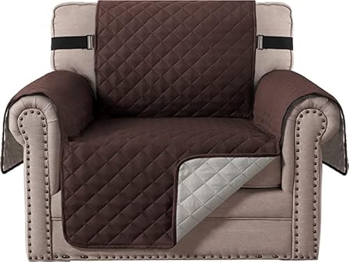 Sofabezug 3/2/4 sitzer wasserdichte Schonbezug Sofaüberwurf Antirutsch Sofahusse Sesselschoner Sesselauflage Relax Sofa überwurf Couch überzug Abdeckung (Color : 11#, Size : 1 Seater) von SDNAM