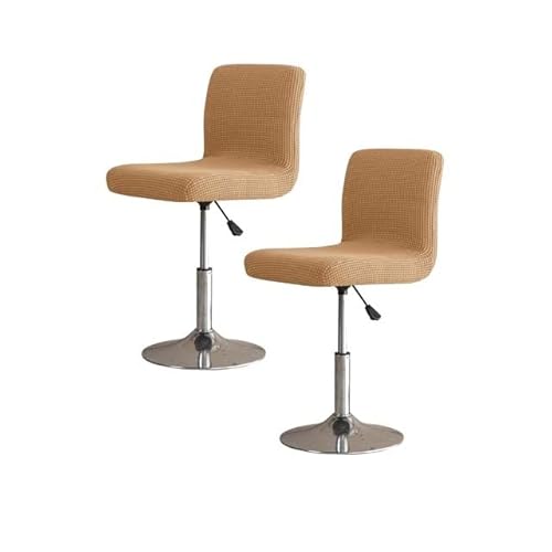 Stretch Barhocker Stuhlhussen Bezüge Barstuhlbezug mit Rückenlehne 2/4/6 Stück Hussen für Barhocker Waschbarer Bar Stuhl-Abdeckung Passend,für Café Schemel Hohe Barhocker Stuhl Bezüge (Color : #5, S von SDNAM