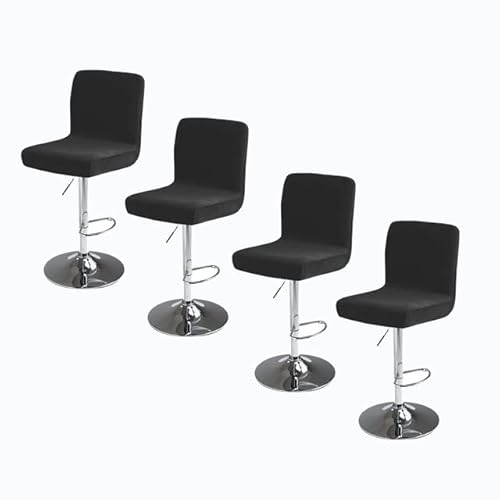 Stretch Barhocker Stuhlhussen Bezüge Barstuhlbezug mit Rückenlehne 2/4/6 Stück Hussen für Barhocker Waschbarer Bar Stuhl-Abdeckung Passend,für Café Schemel Hohe Barhocker Stuhl Bezüge (Color : #30, von SDNAM