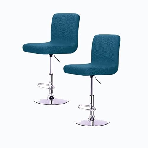 Stretch Barhocker Stuhlhussen Bezüge Barstuhlbezug mit Rückenlehne 2/4/6 Stück Hussen für Barhocker Waschbarer Bar Stuhl-Abdeckung Passend,für Café Schemel Hohe Barhocker Stuhl Bezüge (Color : #40, von SDNAM