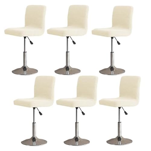 Stretch Barhocker Stuhlhussen Bezüge Barstuhlbezug mit Rückenlehne 2/4/6 Stück Hussen für Barhocker Waschbarer Bar Stuhl-Abdeckung Passend,für Café Schemel Hohe Barhocker Stuhl Bezüge (Color : #15, von SDNAM