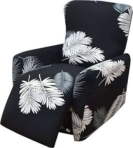 Stretchhusse/Sesselschoner für Relaxsessel mit Armlehnen rutschfest Bunt Fernsehsessel Relax mit Liegefunktion 4 Stück Lehnsessel-Abdeckung mit Tasche Schonbezüge Schutz (Color : #16) von SDNAM