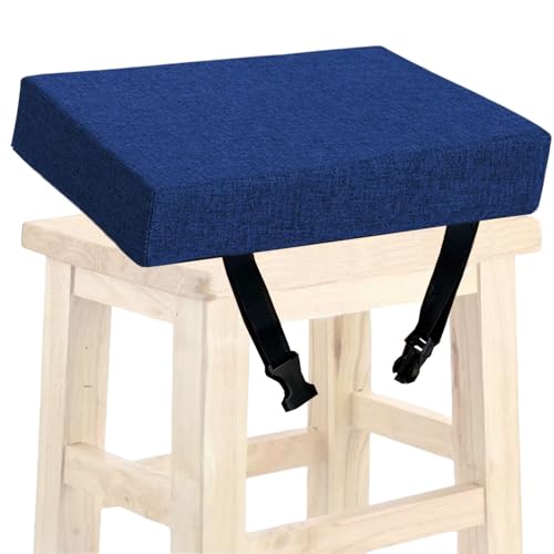 Stuhl-Sitzkissen, rutschfest, für Esszimmerstuhl, Langstuhl, Hocker, Sitzpolster, Waschbar, Stuhlpolster für Zuhause, Garten, Büro, Drinnen(10#,16X16X2in) von SDNAM